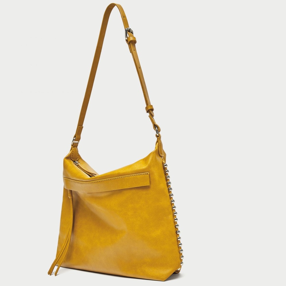 Zara studded bucket bag NWOT